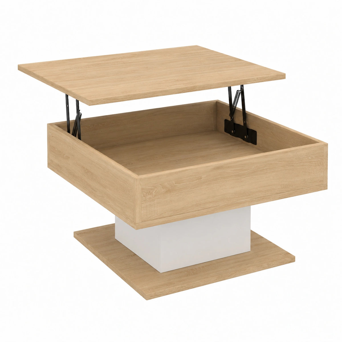Table basse, coloris blanc, pour le salon