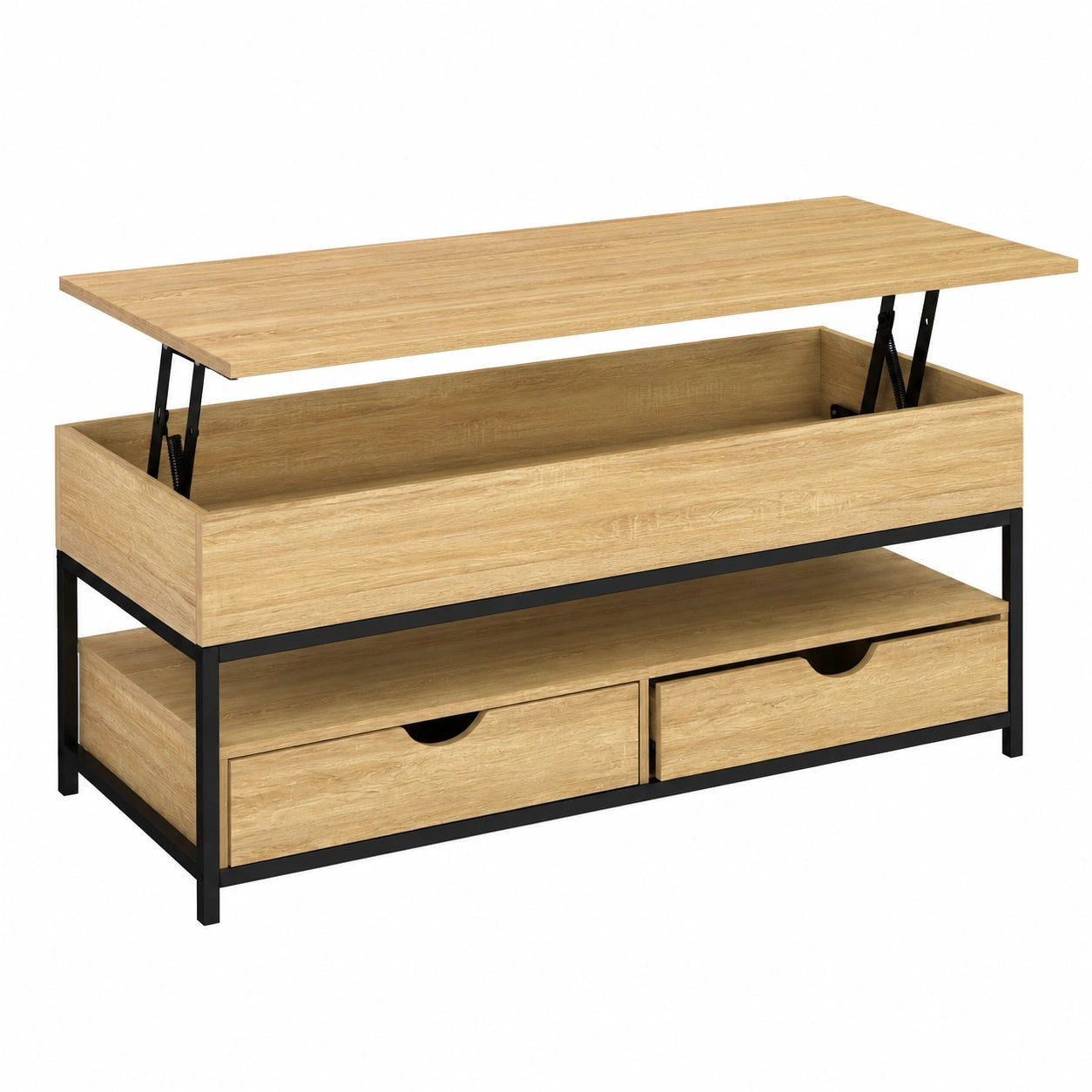 Table basse, avec tiroirs, pour le salon