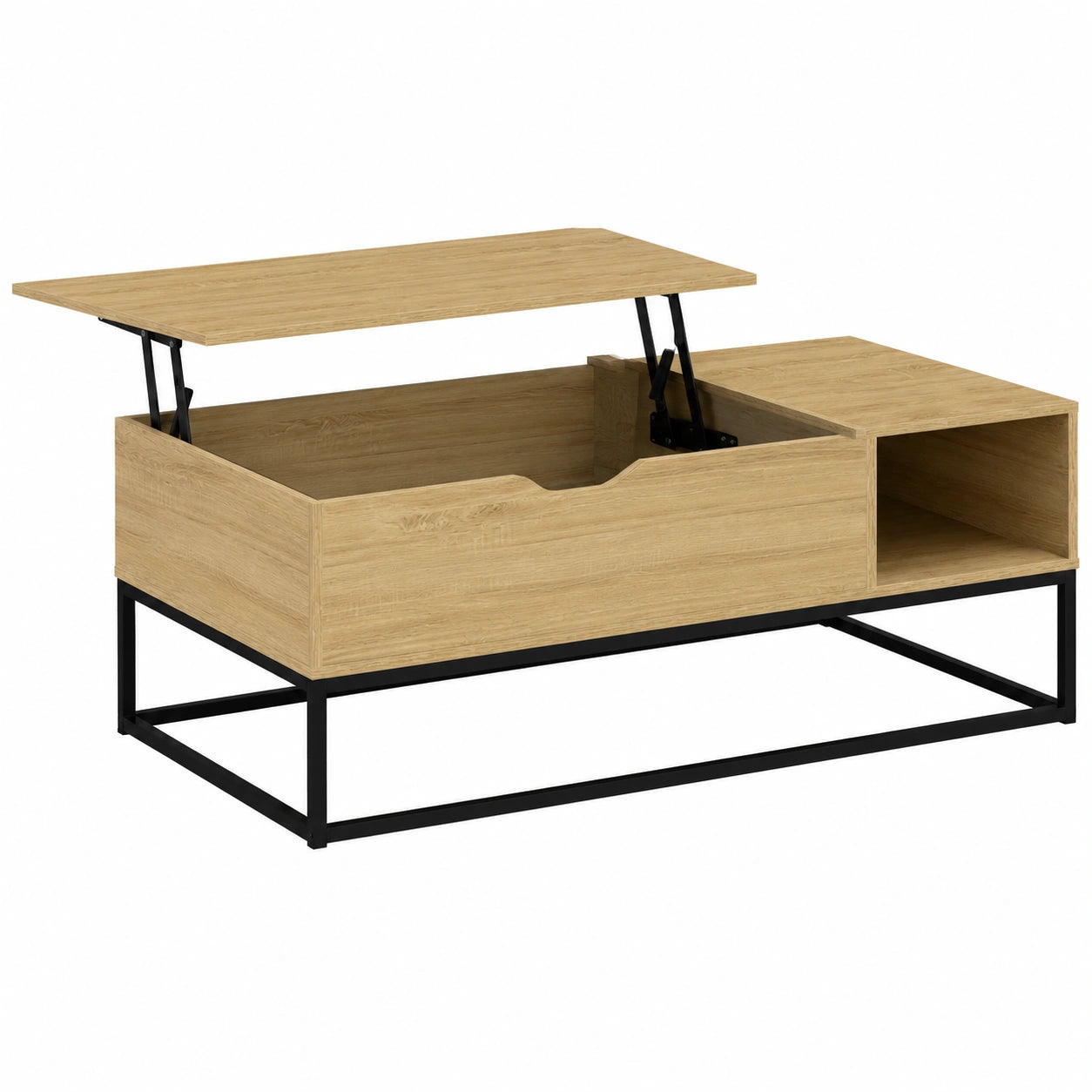 Table basse, avec rangement, pour le salon