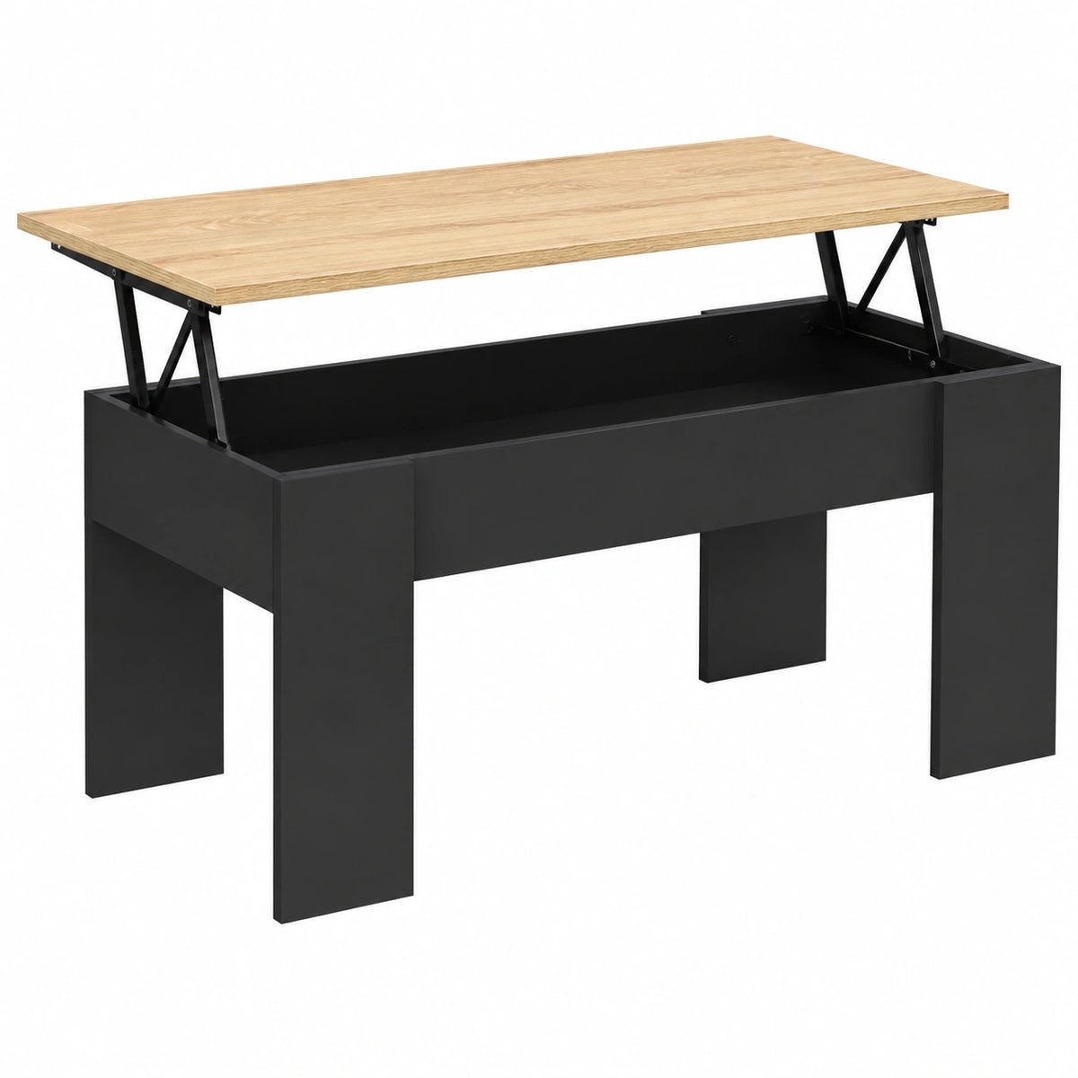Table basse, coloris noir, pour le salon