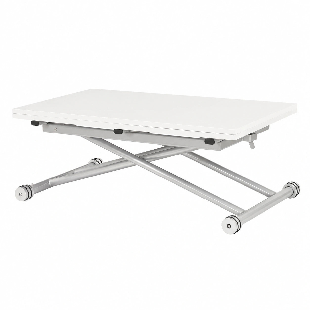 Table basse, coloris blanc, pour le salon