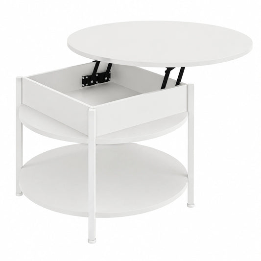 Bureau, avec rangement, avec étagères, coloris blanc, 70 x 70 x 50 cm, pour l’espace de travail