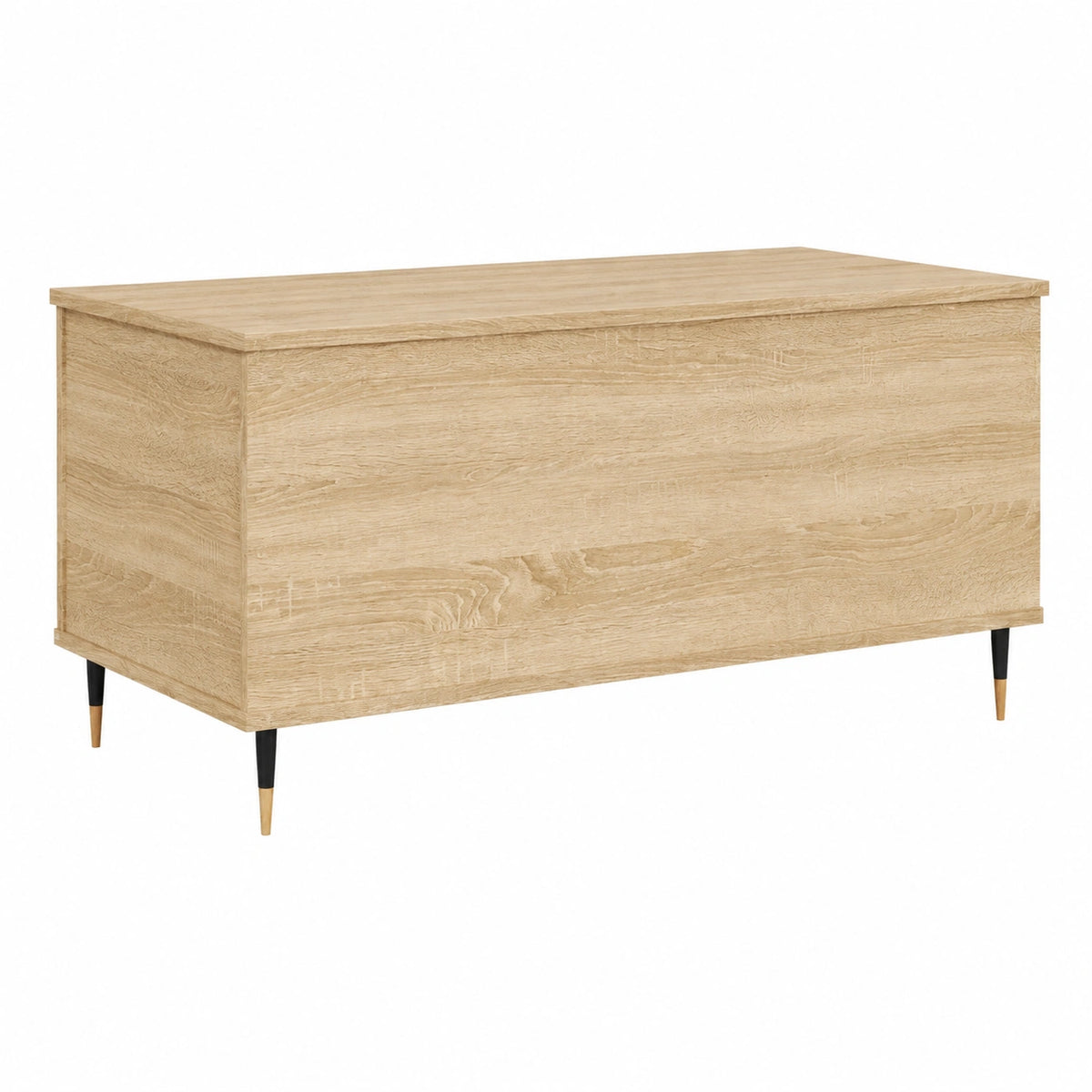 Bureau, en chêne, avec rangement, 90 x 44,5 x 45 cm, pour l’espace de travail