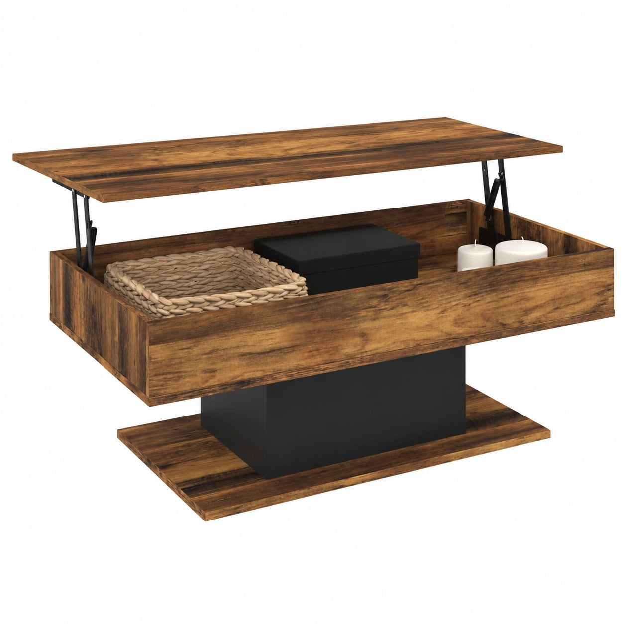 Table basse, coloris noir, pour le salon