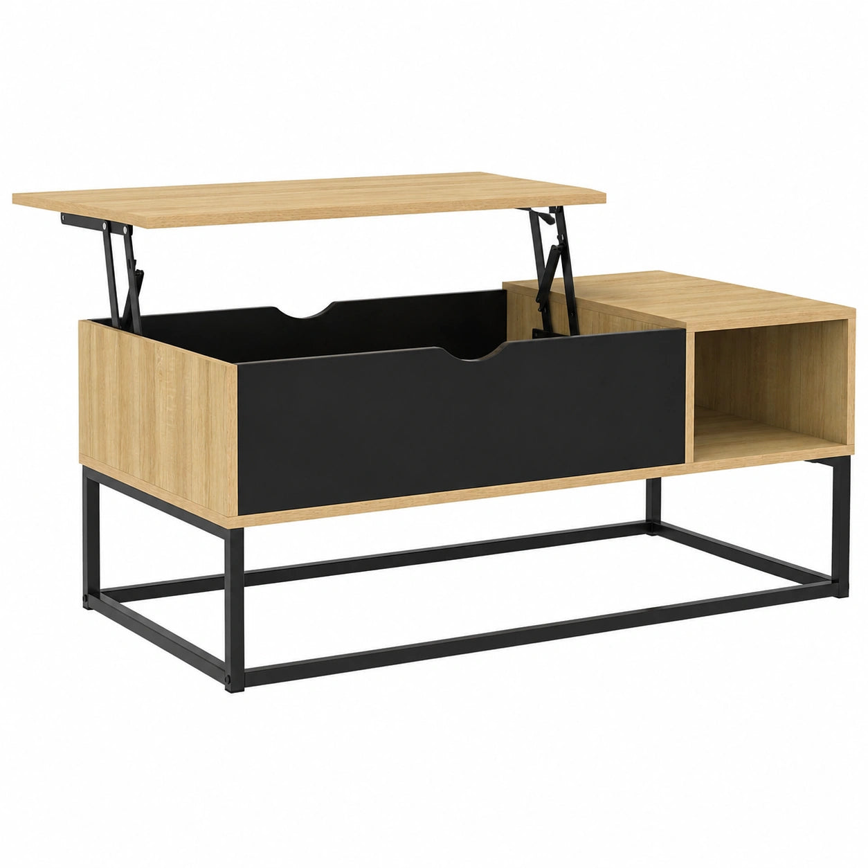 Table basse, avec rangement, pour le salon