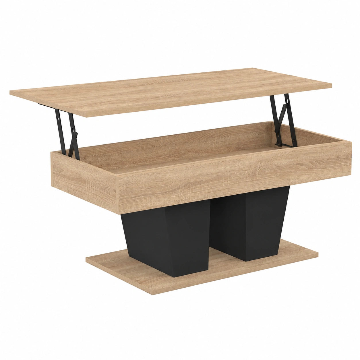 Table basse, coloris noir, pour le salon
