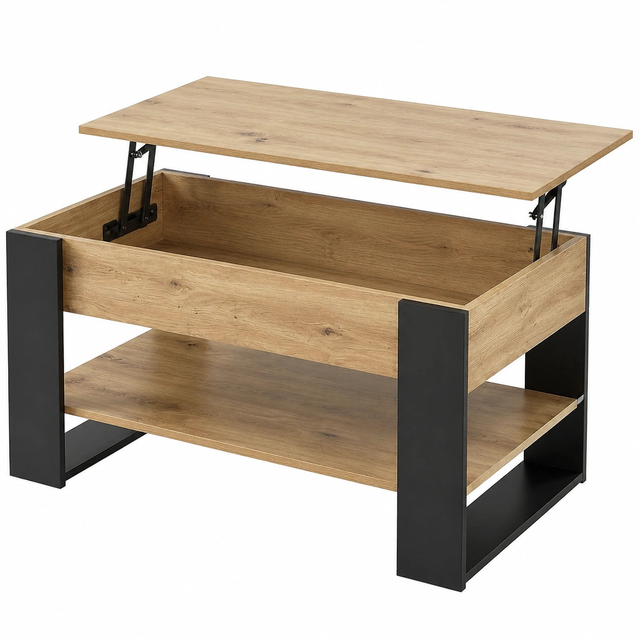 Bureau, réglable, avec rangement, pour l’espace de travail