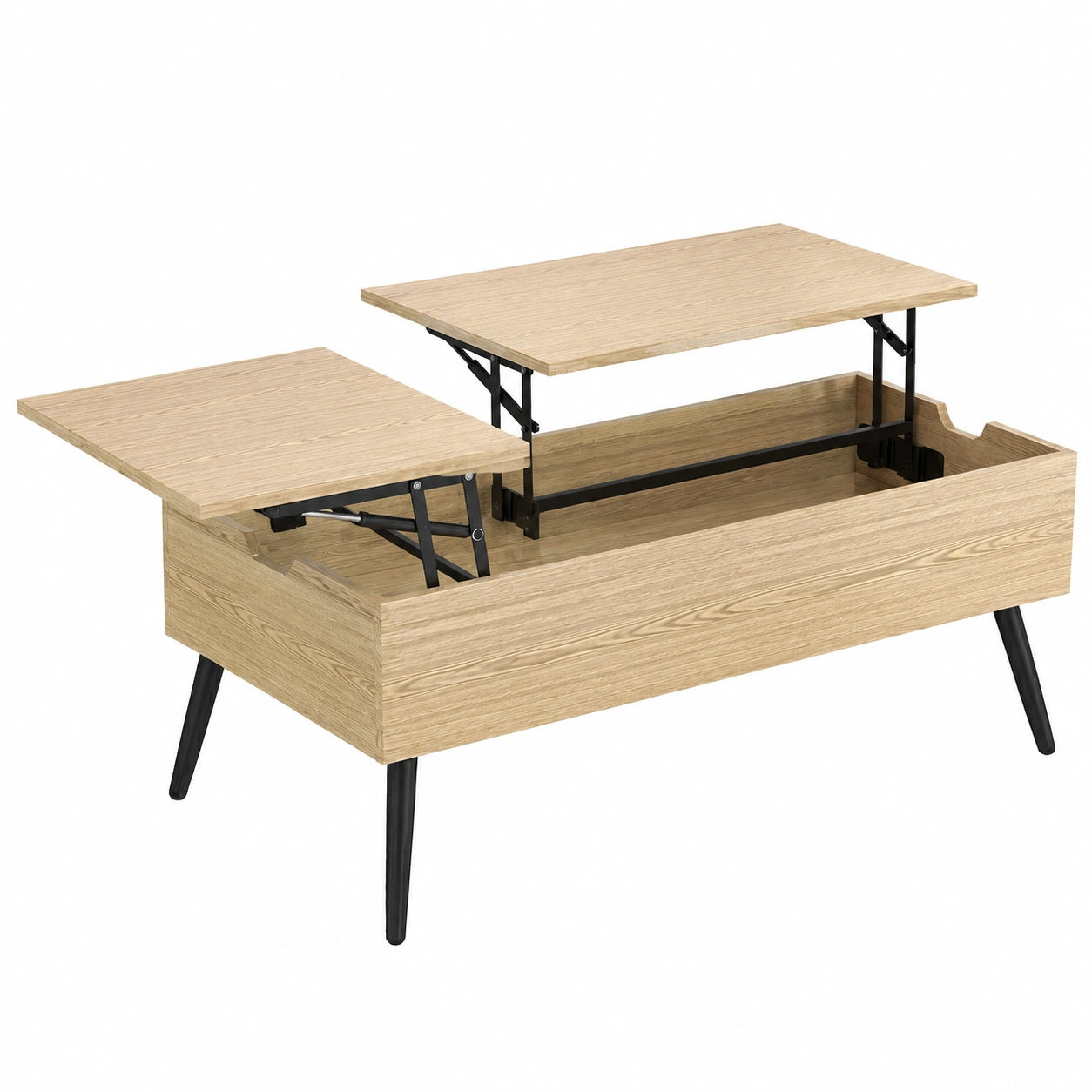 Table basse, 100 x 50 x 58 cm, coloris naturel, pour le salon
