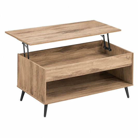 Bureau, avec rangement, coloris noir et marron, pour l’espace de travail